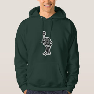 Cute Ostrich Groen Hoodie