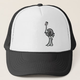 Cute Ostrich Koel Trucker Pet