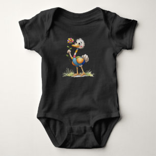 Cute Ostrich Romper