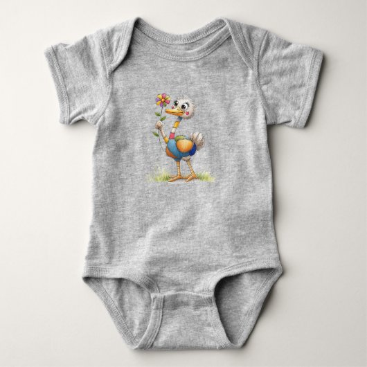Cute Ostrich Romper (Voorkant)