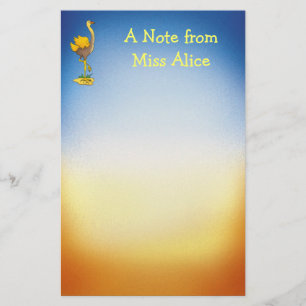 Cute ostrich - Stationery Briefpapier