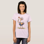 Cute Ostrich T-shirt (Voorkant volledig)