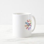 Cute OT Hands Occupational Therapy Gift Koffiemok (Voorkant rechts)