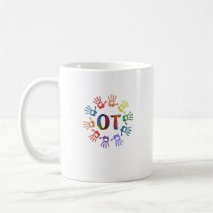 Cute OT Hands Occupational Therapy Gift Koffiemok