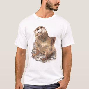 Cute Otter, Animal, Wildlife, Natuur, T shirt
