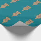 Cute Otter Cadeaupapier (Hoek)
