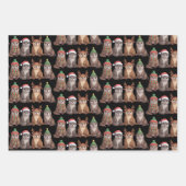 Cute Otter Christmas Funny Xmas Lights Animal  Inpakpapier Vel (Voorkant)