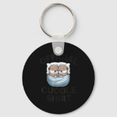 Cute Otter Couple Cozy Cuddle  Sleutelhanger (Voorkant)