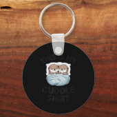 Cute Otter Couple Snuggle This Is My Cuddle  Sleutelhanger (Voorkant)