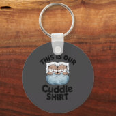 Cute Otter Couple This Is Our Cuddle  Sleutelhanger (Voorkant)