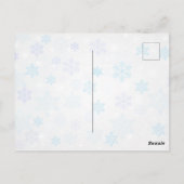 Cute Otter die met Kerstmis een kerstman heeft. Briefkaart (Achterkant)