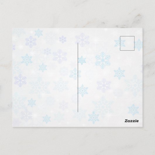 Cute Otter die met Kerstmis een kerstman heeft. Briefkaart (Achterkant)