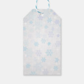 Cute Otter die met Kerstmis een kerstman heeft. Cadeaulabel (Achterkant)