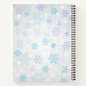 Cute Otter die met Kerstmis een kerstman heeft. Notitieboek (Achterkant)