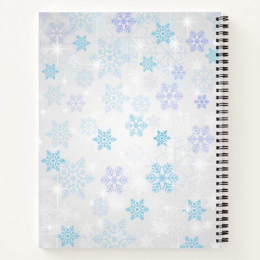 Cute Otter die met Kerstmis een kerstman heeft. Notitieboek (Achterkant)