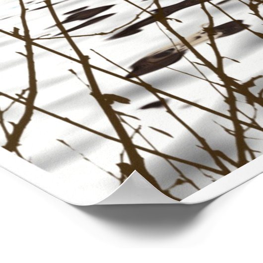 Cute Otter die met Kerstmis een kerstman heeft. Poster (Hoek)