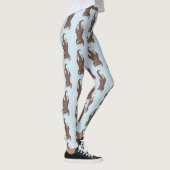 Cute otter diving cartoon leggings (Rechts)