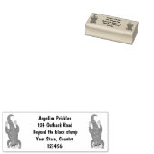 Cute otter diving cartoon rubberstempel (Gestempeld)