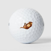 Cute otter golfballen (Voorkant)