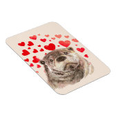 Cute Otter Hearts Sending Love Animal Magneet (Rechterzijde)