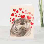 Cute Otter hoort niet meer zoals jullie vun dieren Kaart (Voorkant)