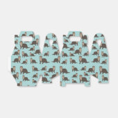 Cute Otter Illustration Pattern Bedankdoosjes (Uitgevouwen)