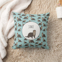 Cute Otter Illustration Pattern