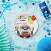 Cute Otter in Tuxedo | Fijne verjaardag Papieren Bordje (Feest)