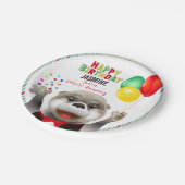 Cute Otter in Tuxedo | Fijne verjaardag Papieren Bordje (Gekanteld)