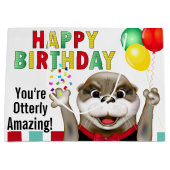 Cute Otter in Tuxedo | Geboortedag Groot Cadeauzakje (Voorkant)