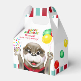Cute Otter in Tuxedo | Kinderen van Birthday Bedankdoosjes