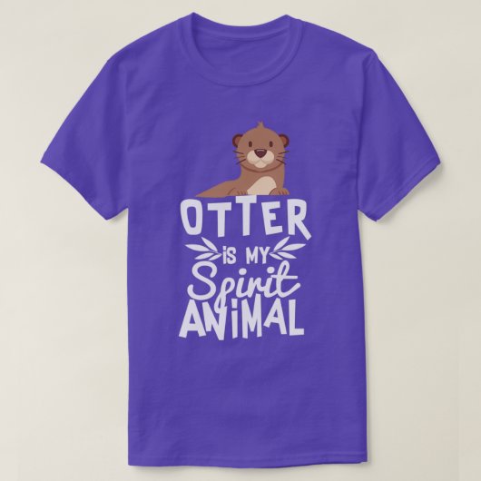 Cute Otter is mijn dierlijk dierlijk dierlijk cita T-shirt (Design voorkant)