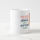 Cute-Otter-Jumbo-Mok Grote Koffiekop (Voorkant)