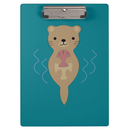 Cute Otter Klembord (Voorkant)