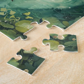 Cute Otter Koppel Liefde Legpuzzel (Zijkant)