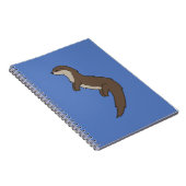 Cute Otter-laptop Notitieboek (Rechterzijde)