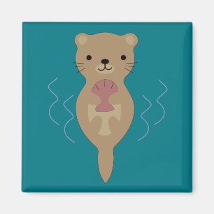 Cute Otter Magneet