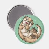 Cute Otter Magnet (Voorkant / Achterkant)