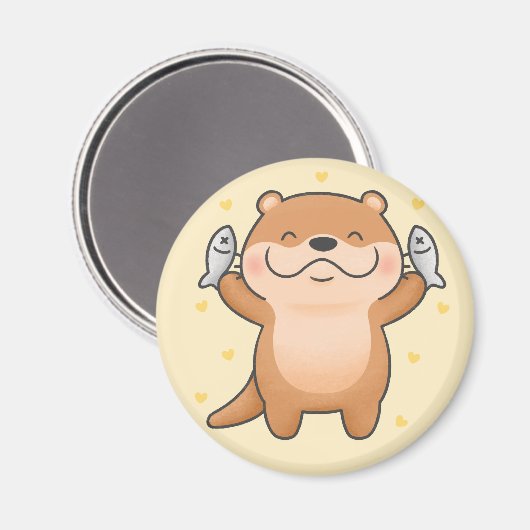 Cute Otter Magnet (Voorkant / Achterkant)