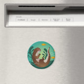 Cute Otter Magnet (Insitu (Vaatwasser))