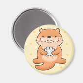 Cute Otter Magnet (Voorkant / Achterkant)
