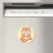 Cute Otter Magnet (Insitu (Vaatwasser))