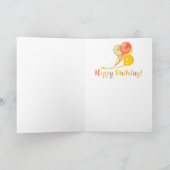 Cute Otter met ballonnen van afgelopen zaterdag Kaart (Binnen)