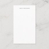 Cute Otter met harten Valentijnsdag Visitekaartje (Achterkant)