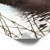 Cute Otter met roze hartenliefde die je hebt gespo Poster (Hoek)