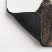 Cute Otter met roze liefdesharten Muismat (Hoek)