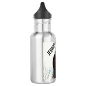 Cute Otter met roze liefdesharten Waterfles (Links)