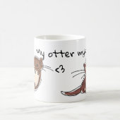 Cute otter-mok koffiemok (Center)