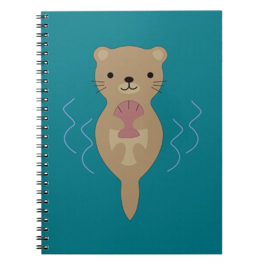 Cute Otter Notitieboek (Voorkant)
