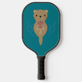 Cute Otter Pickleball Paddle (Voorkant)